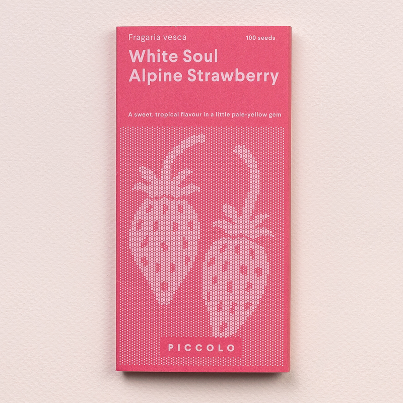 Alpine Strawberry 'White Soul' Seeds Seeds Piccolo Seeds