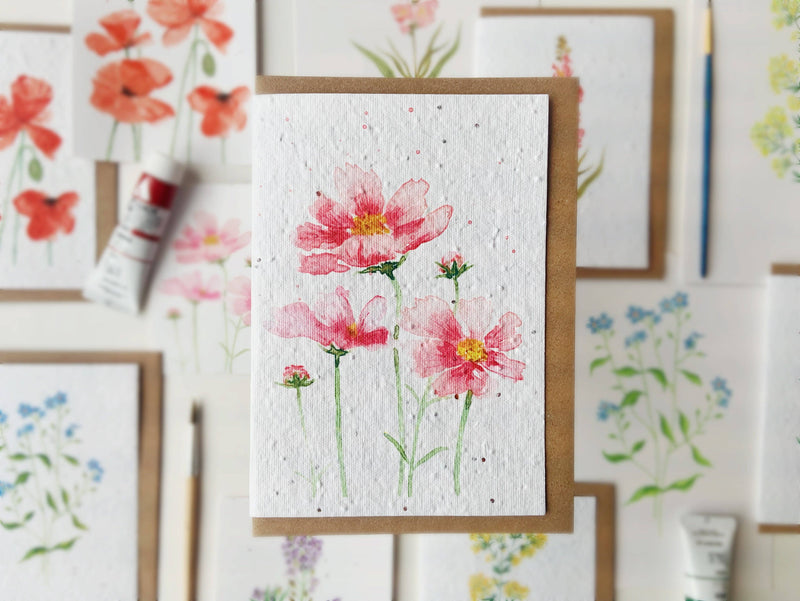 Cosmos | Wildflower Seed Plantable Card — Default Title