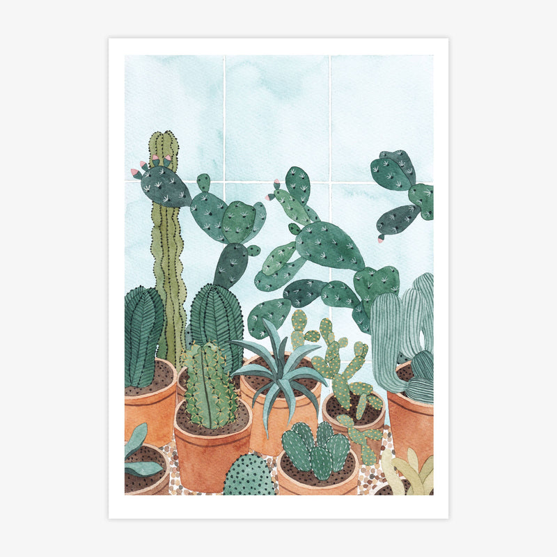 Cacti Scene A4 Print Gifts Katrina Sophia