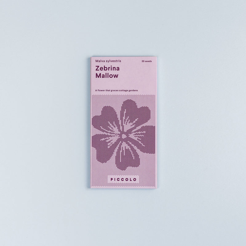 Mallow 'Zebrina' Seeds Seeds Piccolo Seeds