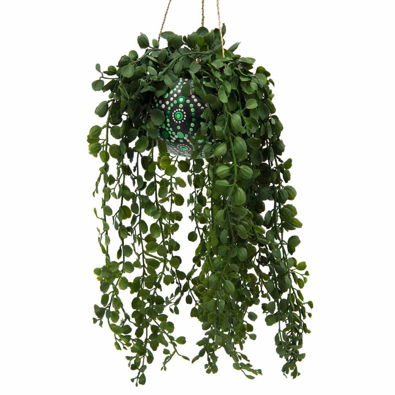Dot Painted Coconut Plant Hanger Plant Hangers Siesta