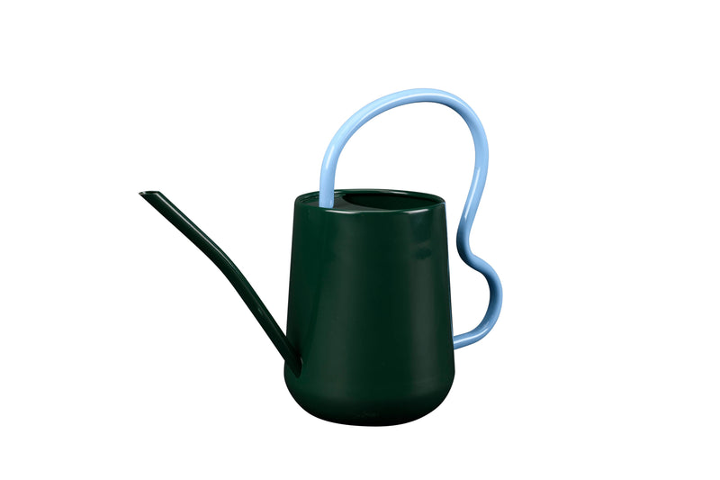 Dark Green Scalloped Indoor Watering Can Watering Burgon and Ball