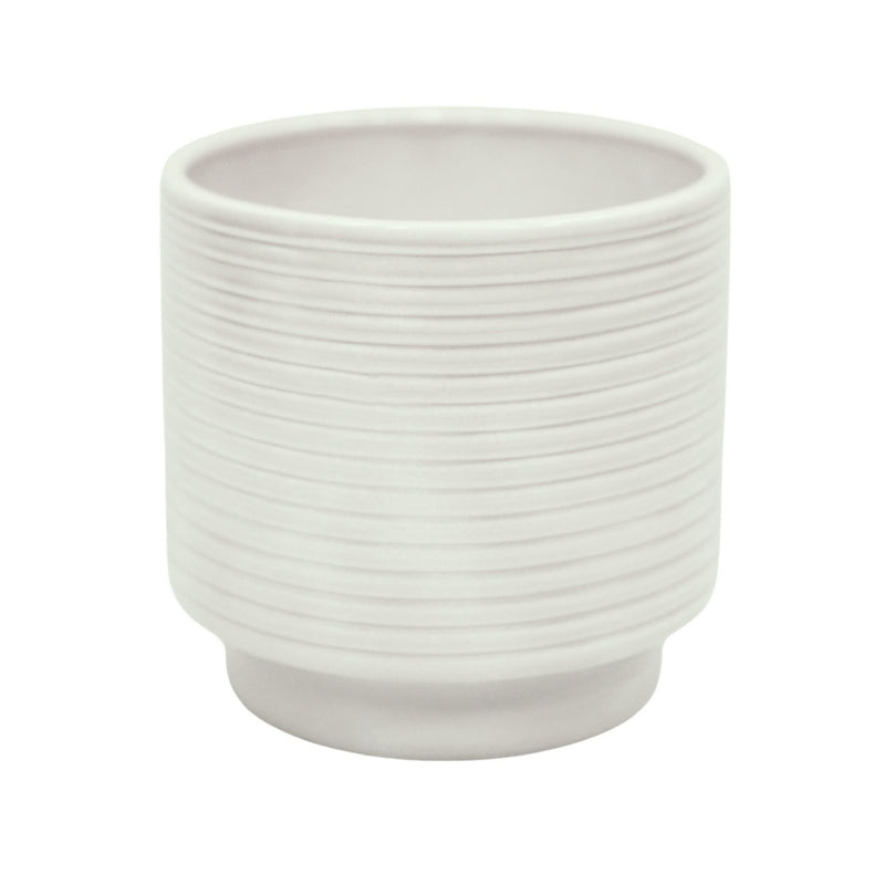 Berlin Cream Ripple Pot Pots & Planters Ivyline