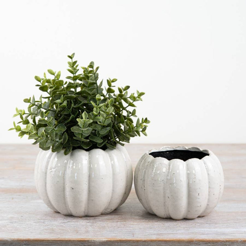 Ceramic Pumpkin Planter 14cm Pots & Planters Gainsborough Giftware x Portland Living