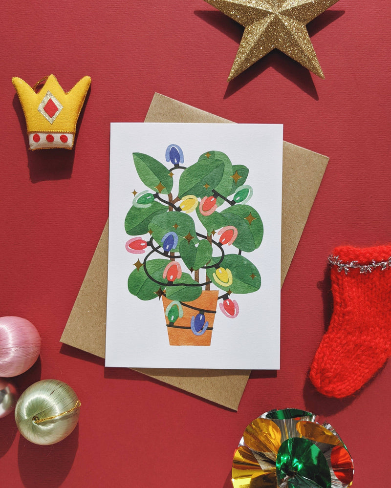 Peperomia Christmas Card — Default Title