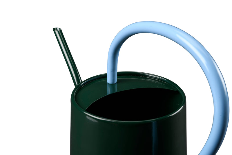 Dark Green Scalloped Indoor Watering Can Watering Burgon and Ball