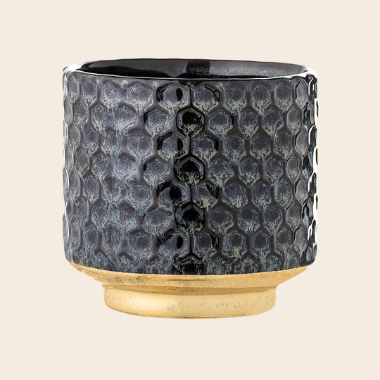 Earl Blue Ceramic Pot Pots & Planters Bloomingville