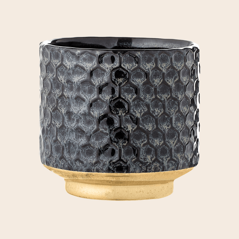 Earl Blue Ceramic Pot Pots & Planters Bloomingville