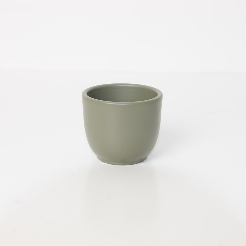 Tusca Green Ceramic Pot — 6cm / Green