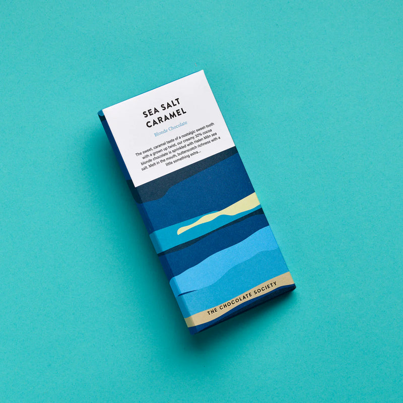 Salted Caramel Blonde Chocolate Bar Food & Drink The Chocolate Society