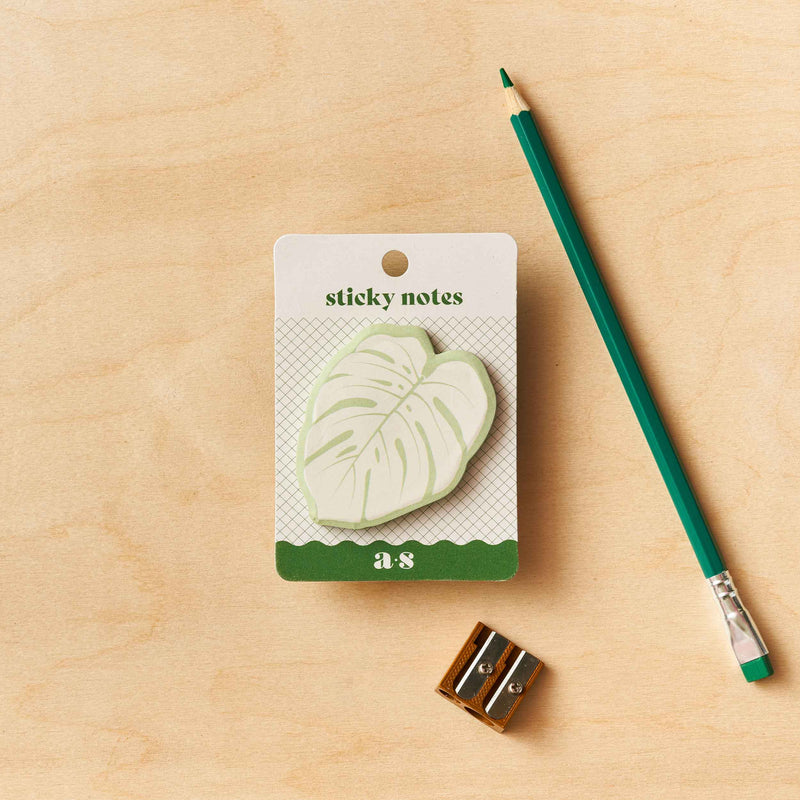 Monstera Leaf Sticky Notes Gifts Another Studio UK