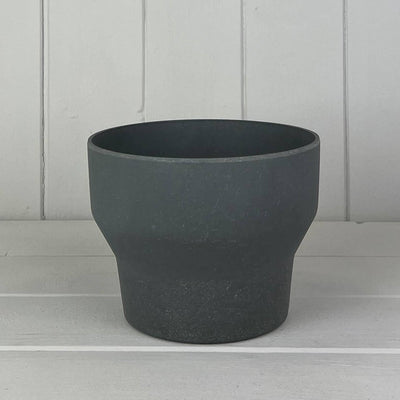 Earthy Anthracite Bamboo Minimalist Pot 11cm