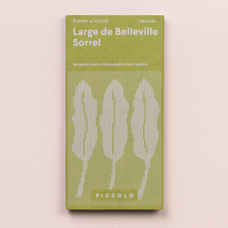 Sorrel 'Large de Belleville' Seeds Seeds Piccolo Seeds