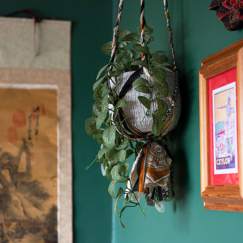 Recycled Sari Plant Hanger Small — Default Title