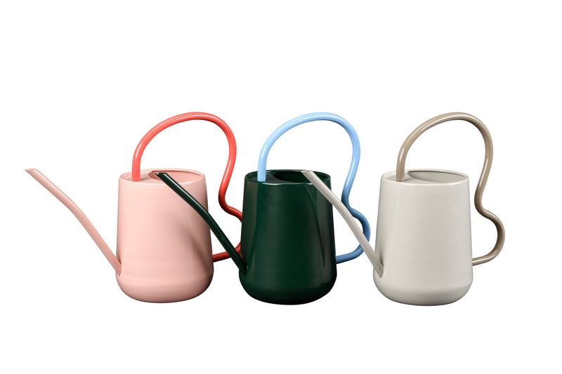 Dark Green Scalloped Indoor Watering Can Watering Burgon and Ball