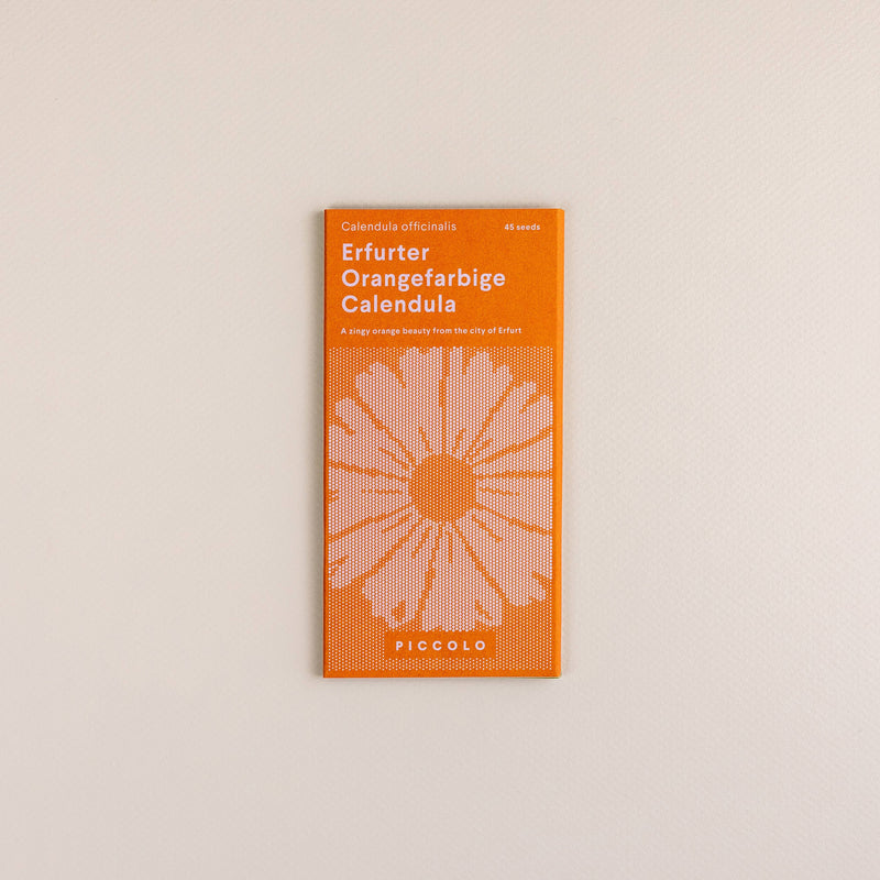 Calendula 'Erfurter Orangefarbige' Seeds Seeds Piccolo Seeds