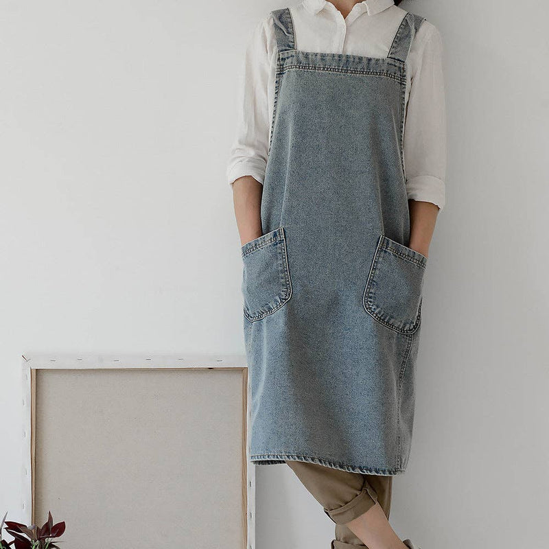 Gohobi Japanese Washed Denim Apron — Default Title