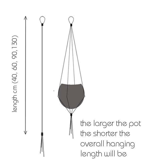 Bella Minimalist Wire Plant Pot Hanger Pots & Planters The Planted House