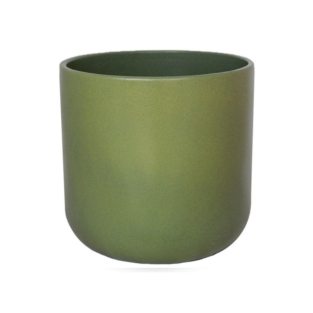 Lisbon Olive Green Plant Pot - GROW TROPICALS