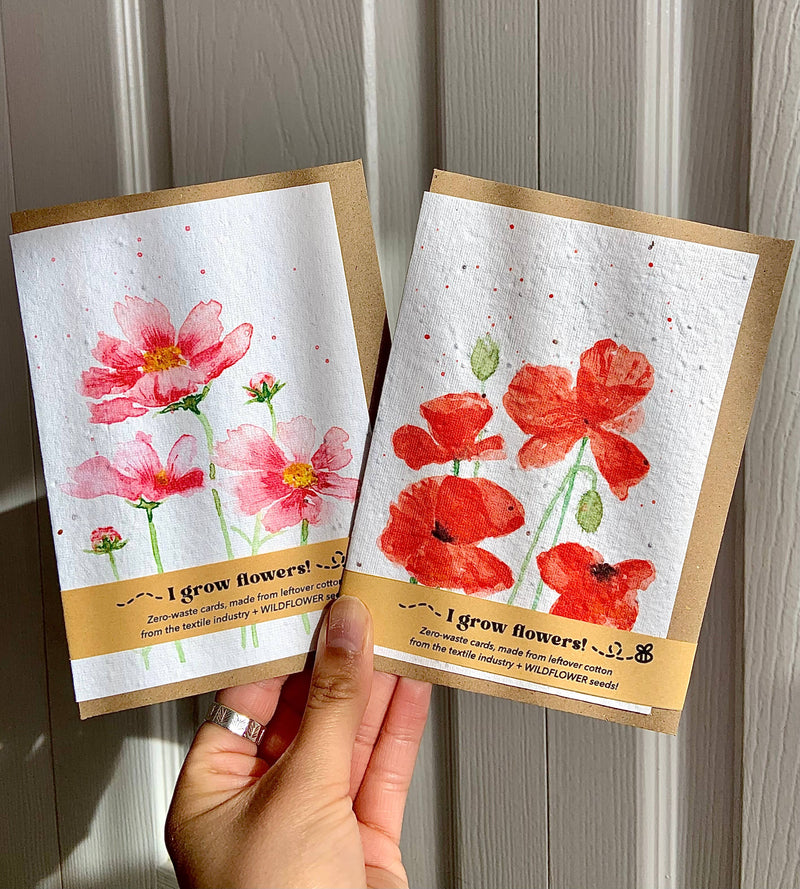 Poppies | Wildflower Seed Plantable Card