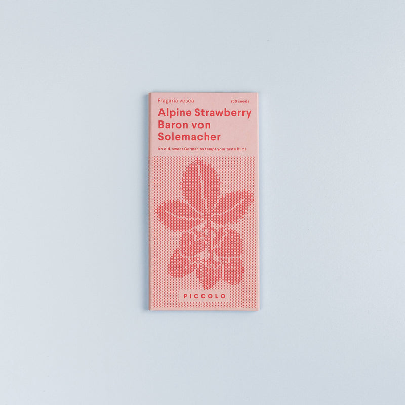 Alpine Strawberry 'Baron Solemacher' Seeds Seeds Piccolo Seeds