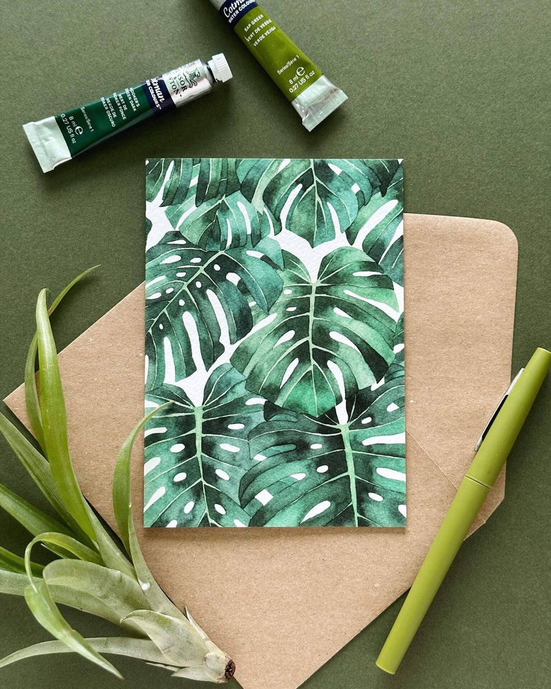 Monstera Deliciosa Card — Default Title
