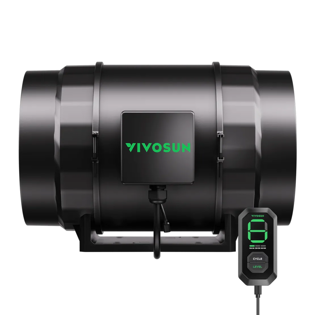 VIVOSUN AeroZesh Inline EC Fans + E12 Controller Air Circulation Vivosun