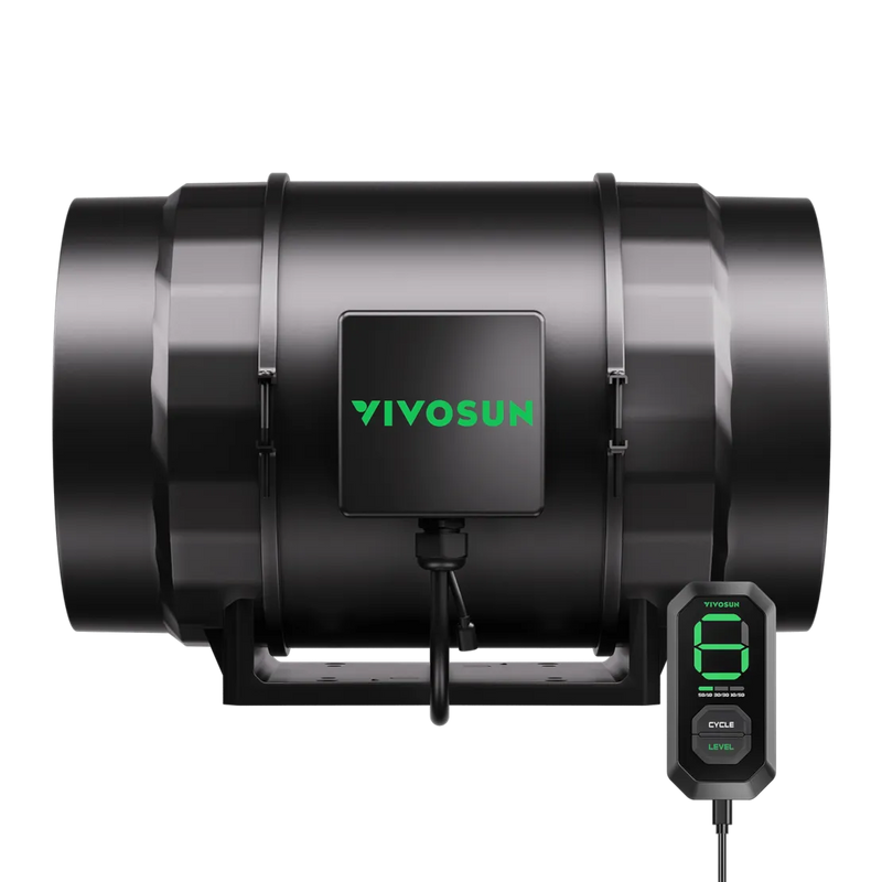 VIVOSUN AeroZesh Inline EC Fans + E12 Controller Air Circulation Vivosun