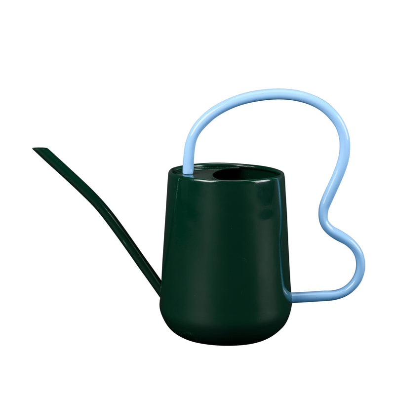 Dark Green Scalloped Indoor Watering Can Watering Burgon and Ball