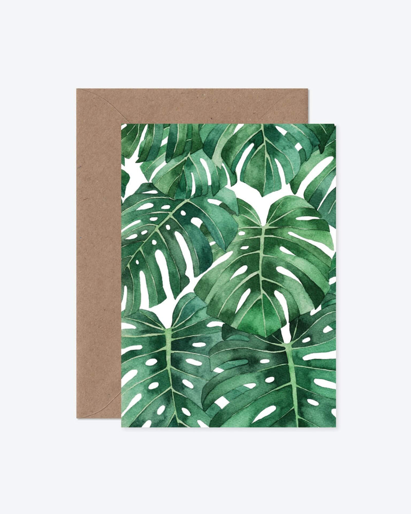 Monstera Deliciosa Card Gifts Katrina Sophia