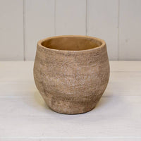 Grey Cement Planter - 13cm