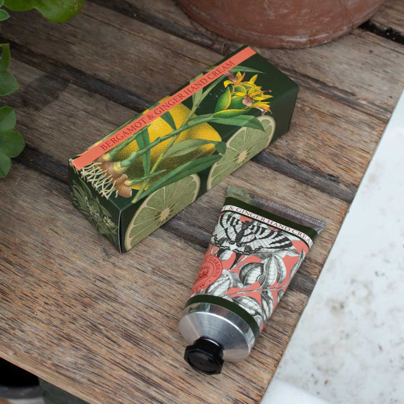 Kew Gardens Bergamot and Ginger Hand Cream Gifts The English Soap Company