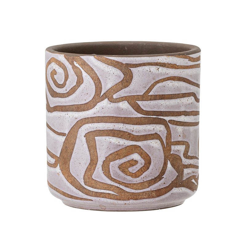 Lija Deco White/Terracotta Pot Pots & Planters Bloomingville
