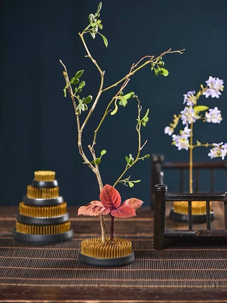Gohobi Ikebana Kenzan Stainless Steel Flower Stand Flower Holder: 5 cm Gohobi （We cover import duties）