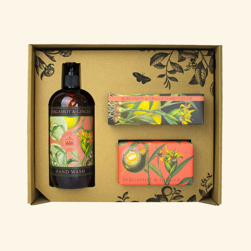 Kew Gardens Bergamot and Ginger Essential Hand Care Gift Box — Default Title
