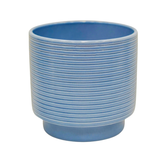 Berlin Blue Ripple Pot Pots & Planters Ivyline