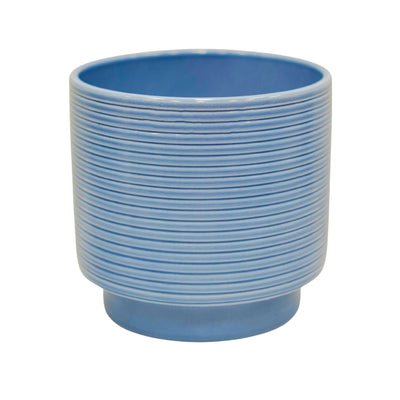 Berlin Blue Ripple Pot 12.5cm / Blue