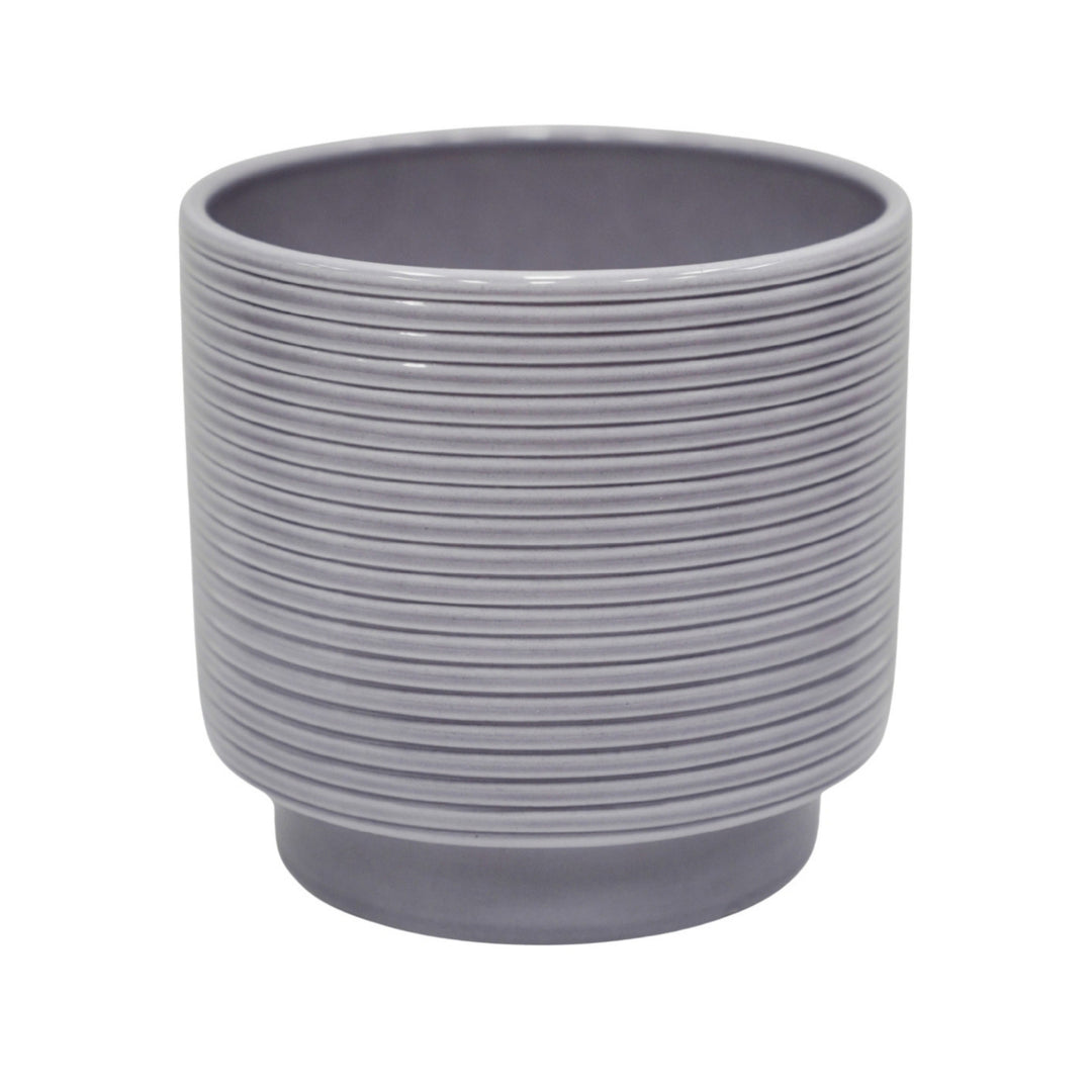 Berlin Grey Ripple Pot Pots & Planters Ivyline