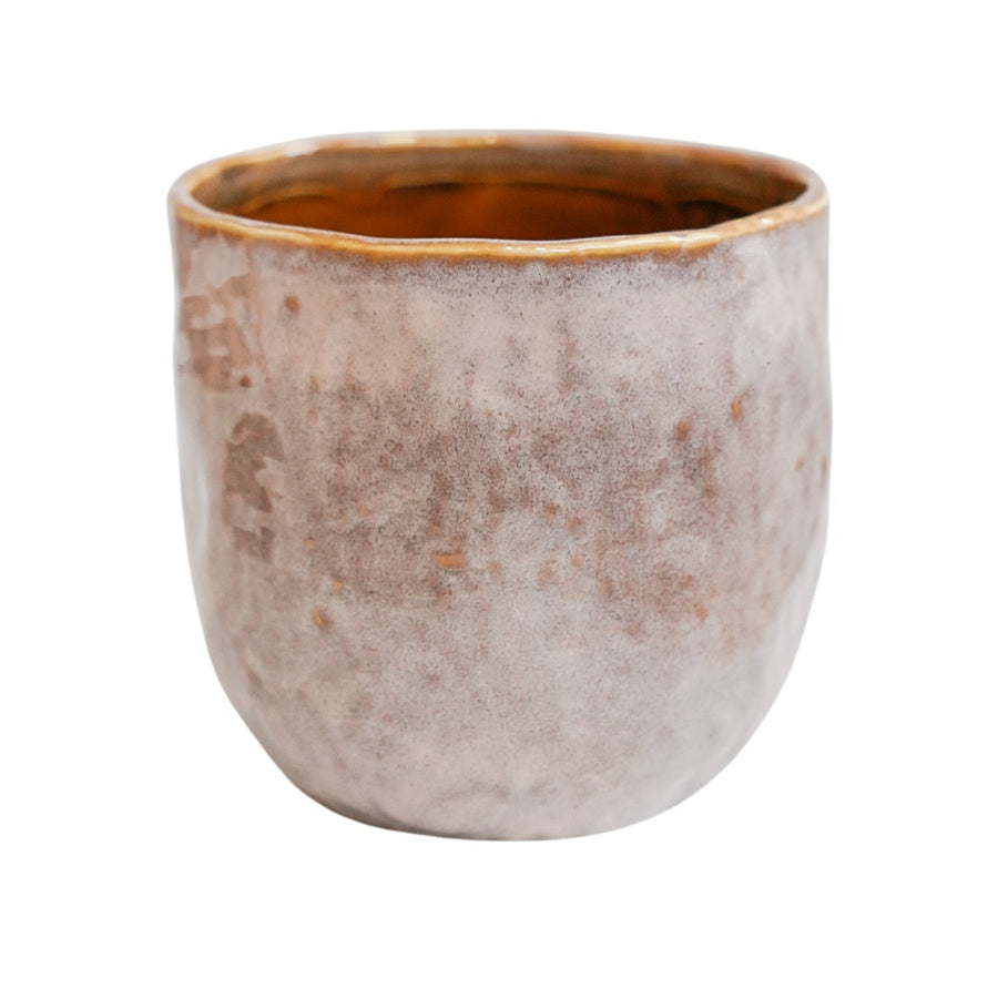 Brooke Rustic Glazed Pot - Blush Pots & Planters Ivyline