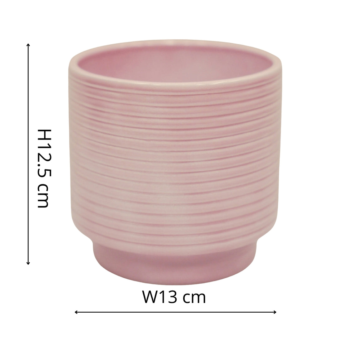 Berlin Rose Ripple Pot Pots & Planters Ivyline