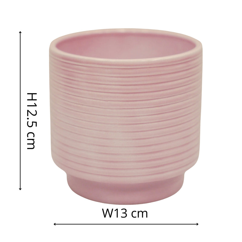 Berlin Rose Ripple Pot Pots & Planters Ivyline