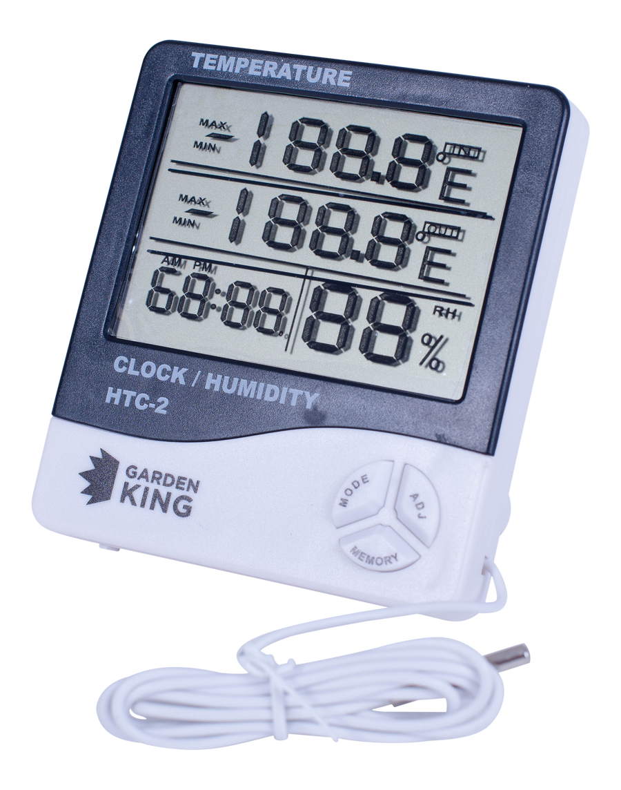 Garden King Hygrometer with Probe Sensors & Controllers Garden King