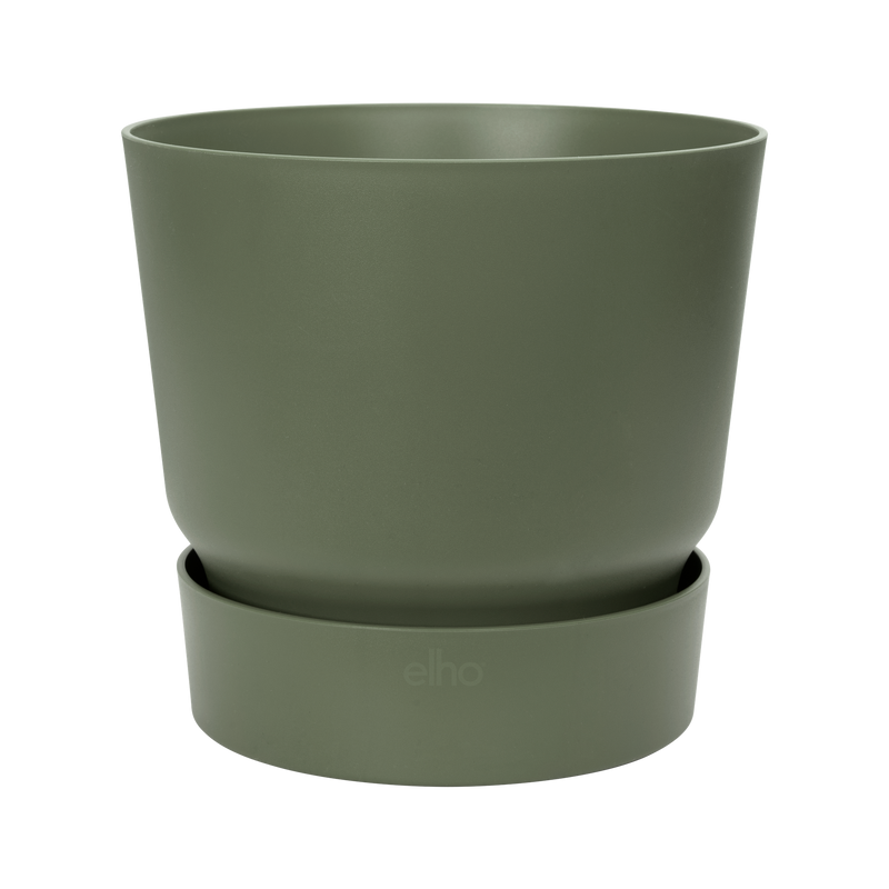 Elho Greenville Round Pot Leaf Green - detail