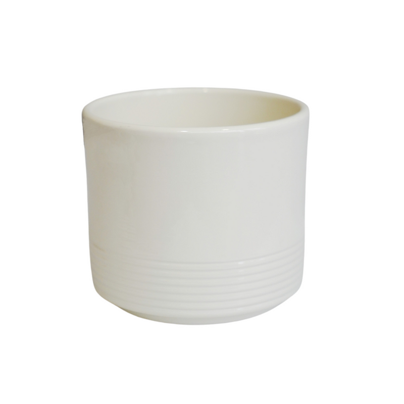 Munich Cream Gloss Pot Pots & Planters Ivyline