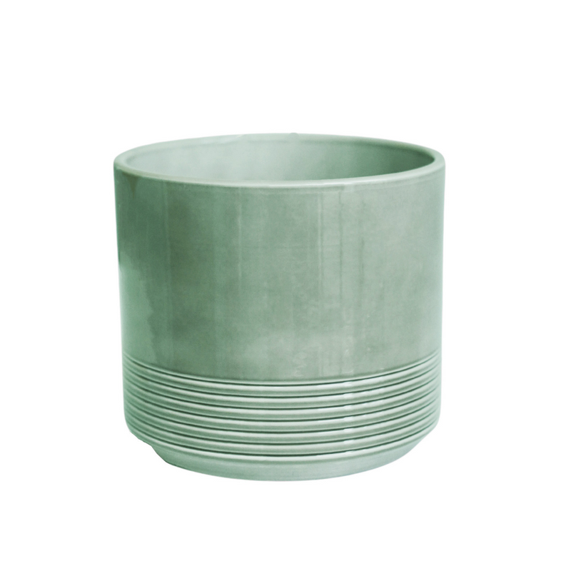 Munich Green Gloss Pot Pots & Planters Ivyline