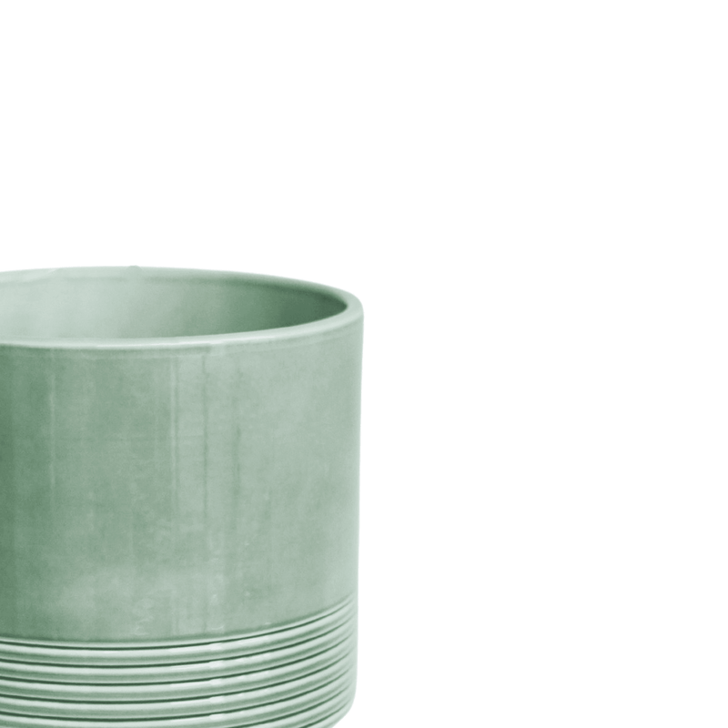 Munich Green Gloss Pot Pots & Planters Ivyline