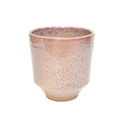 Reactive Glaze Earthenware Planter - Rose Pink 13cm / Pink