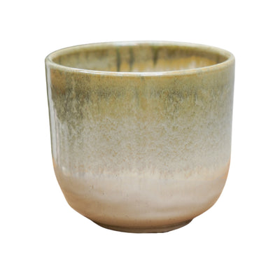 Rowe Two Tone Olive Reactive Planter 13cm / Olive