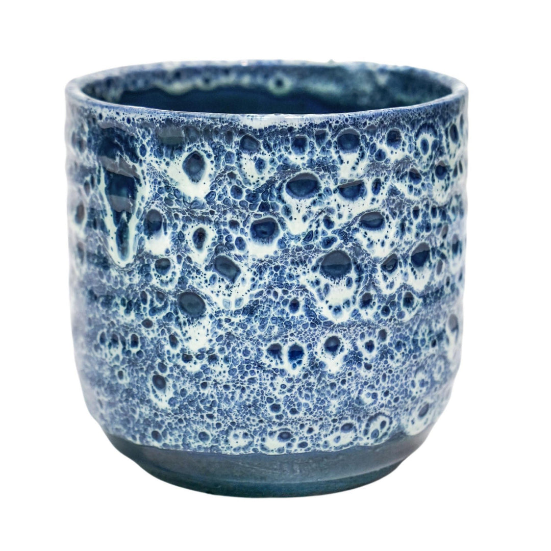 Sapphire Reactive Glaze Pot Pots & Planters Ivyline