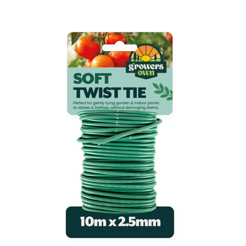 Soft Twist Plant Tie 2.5mm Plant Support Growers Own